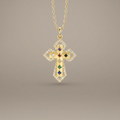 Divine Spectrum Cross Necklace
