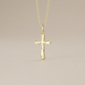 Liquid Cross Necklace