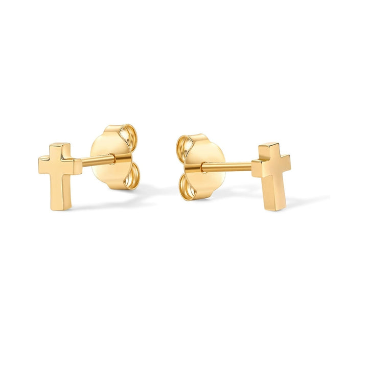 Slat Cross Earrings