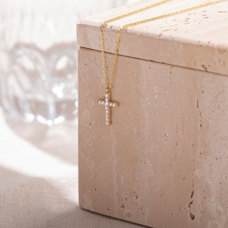 CZ STONE CROSS