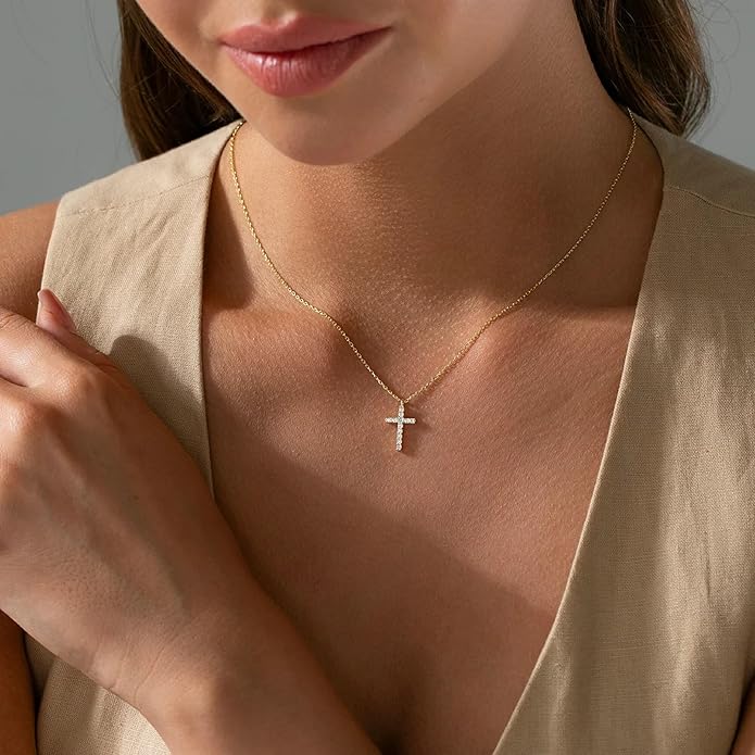 CZ STONE CROSS