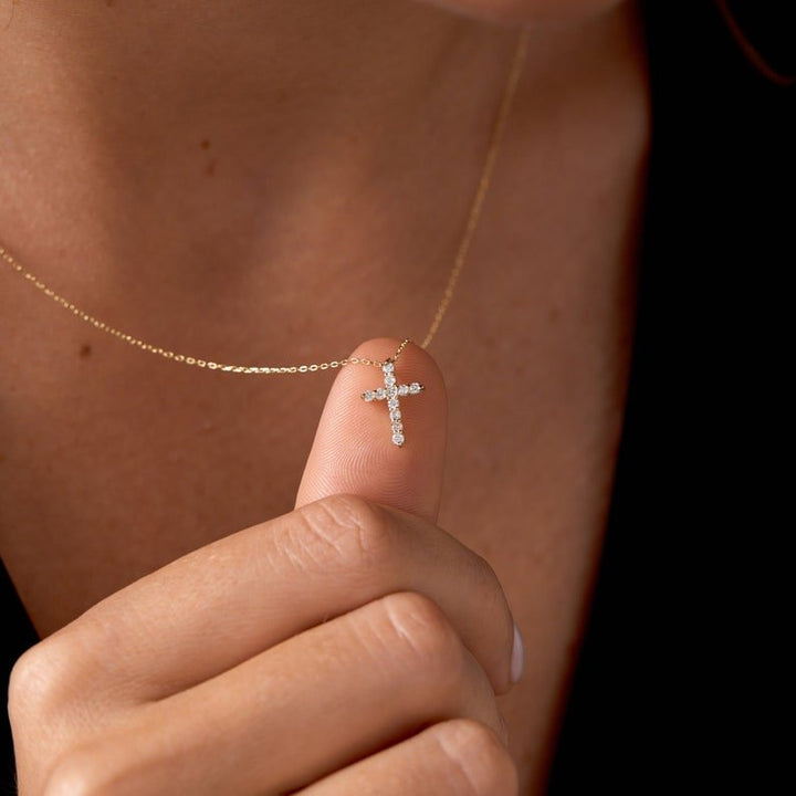 CZ STONE CROSS