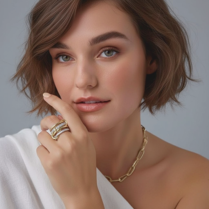 The Halo Stackable Rings
