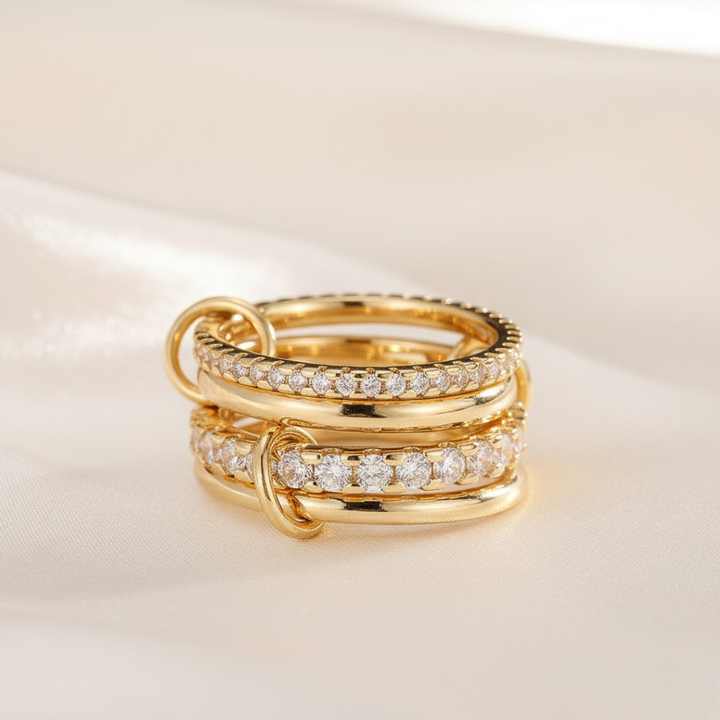The Halo Stackable Rings