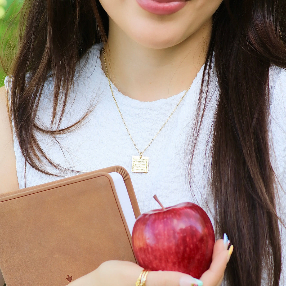 Fruit of the Spirit Necklace in Gold & Silver
