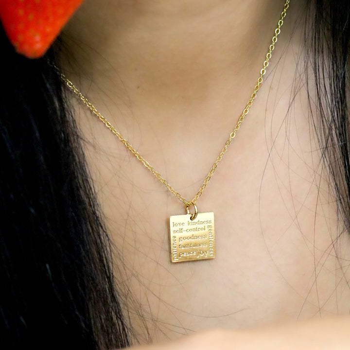 Fruit of the Spirit Necklace in Gold & Silver