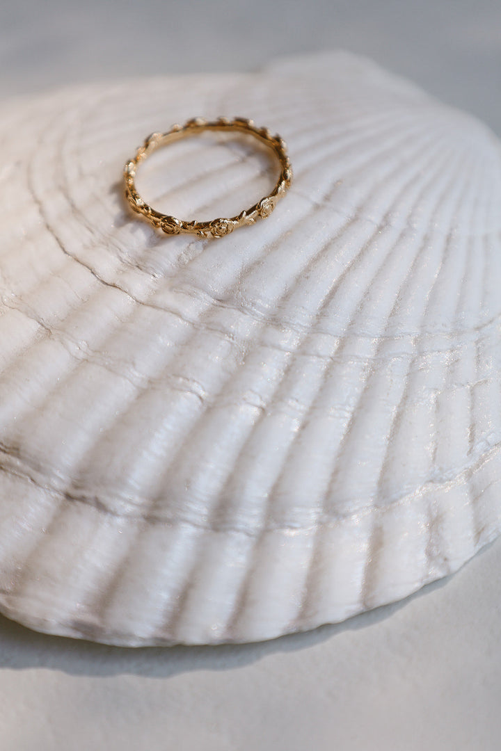 Mystical Rose Ring in Gold Vermeil