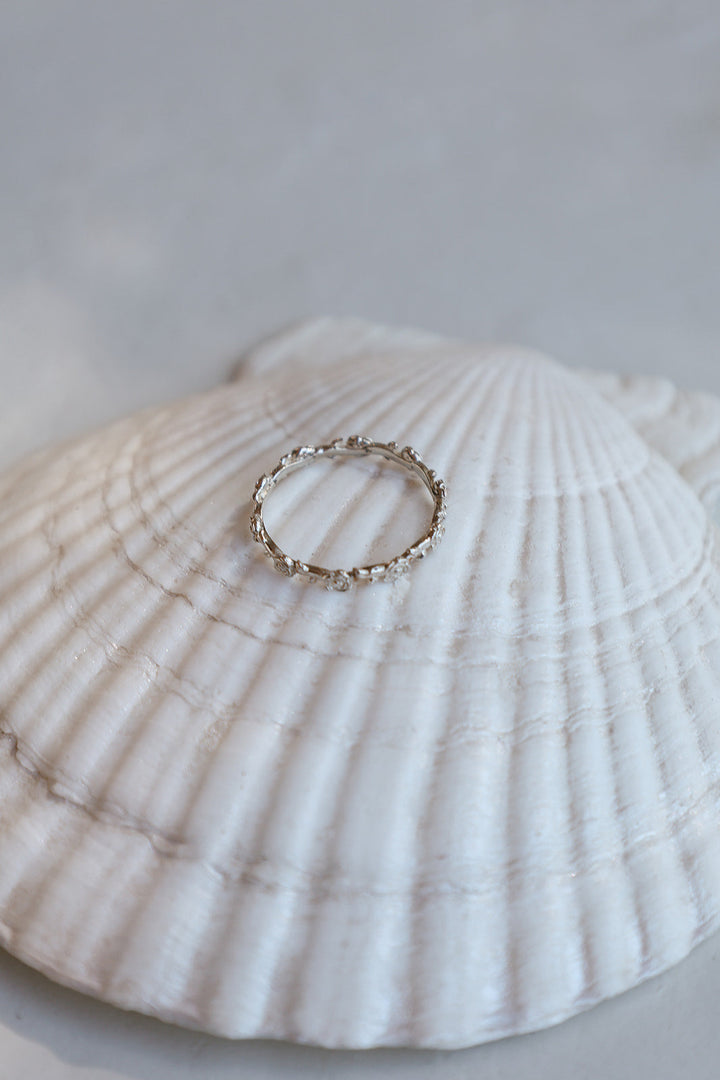 Mystical Rose Ring in Sterling Silver
