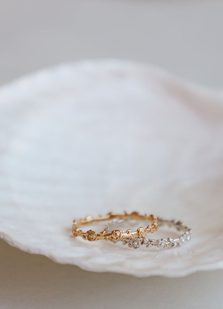 Mystical Rose Ring in Gold Vermeil
