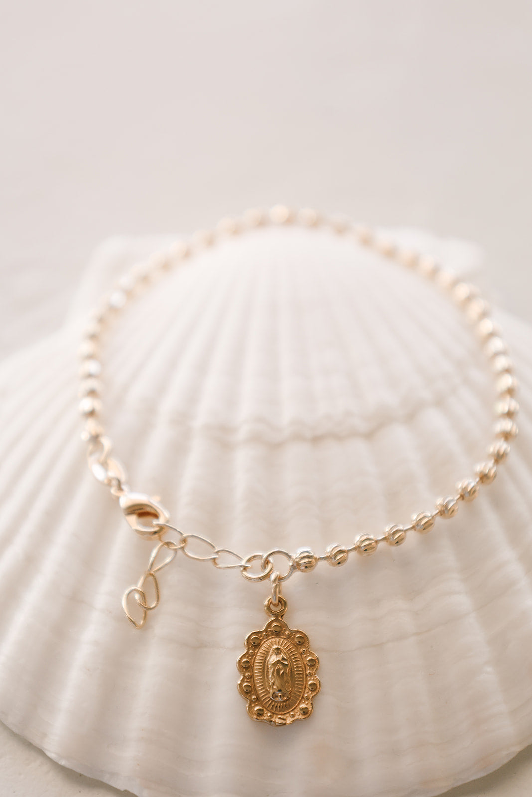 Our Lady of Guadalupe Scalloped Bracelet