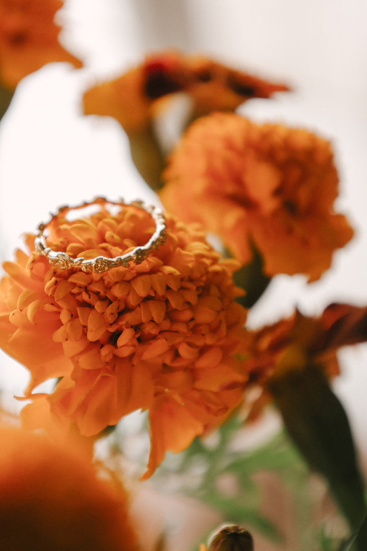 Mystical Rose Ring in Gold Vermeil