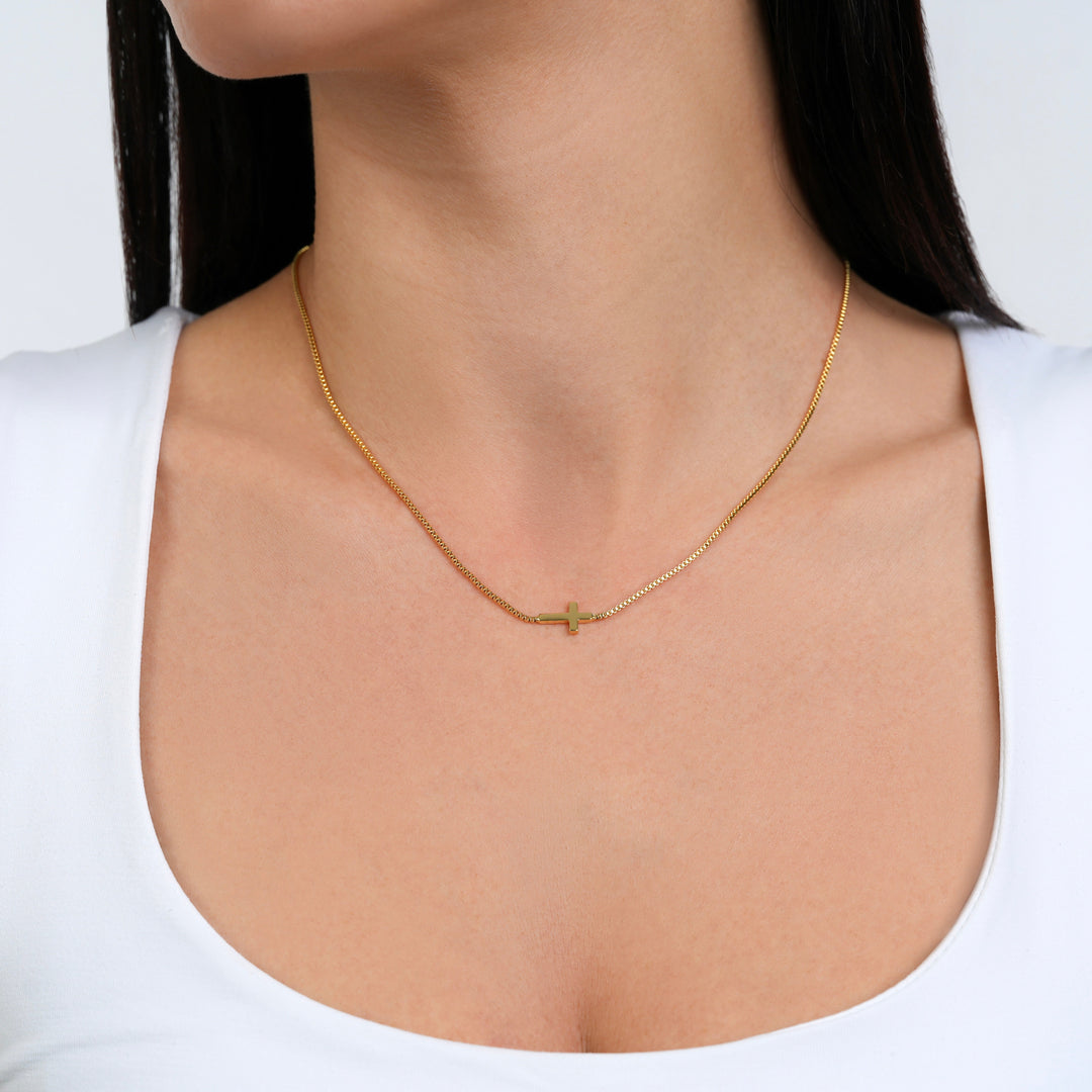 Dainty Cross Necklace