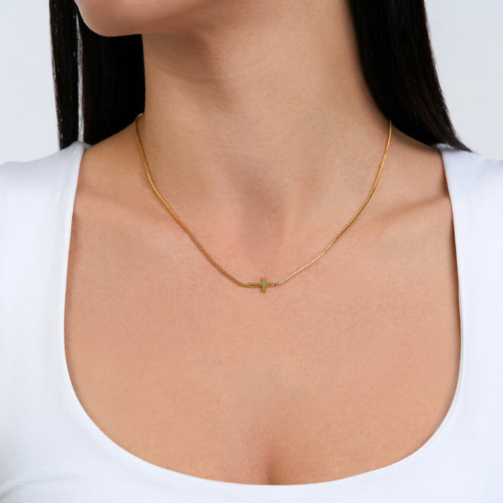 Dainty Cross Necklace