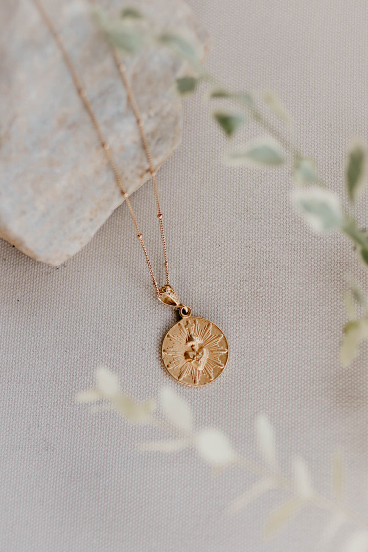 Most Sacred Heart Coin Necklace