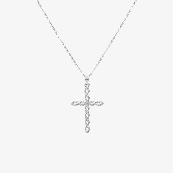 Twisted Cross Necklace