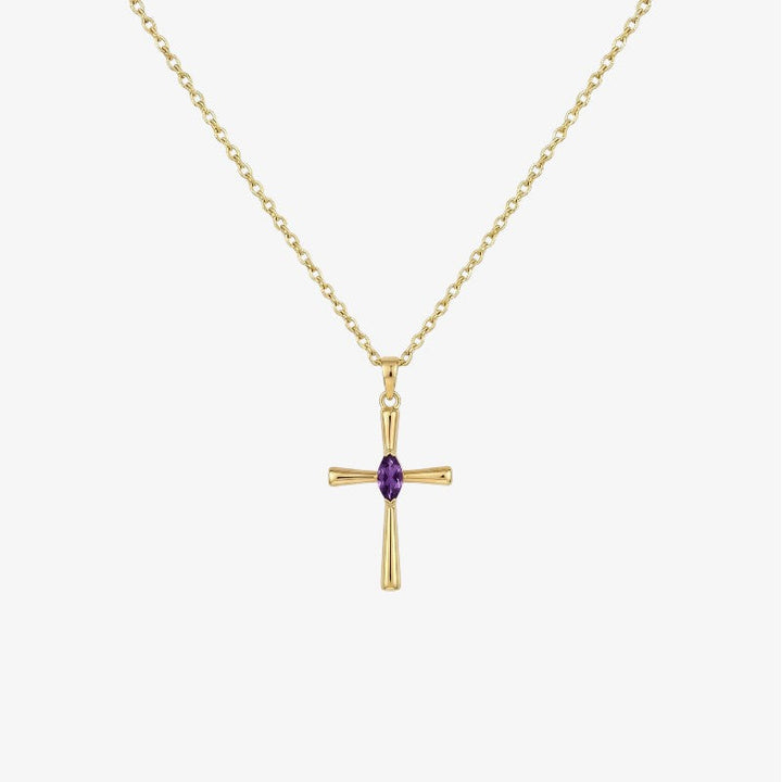 Birthstone Faith Necklace