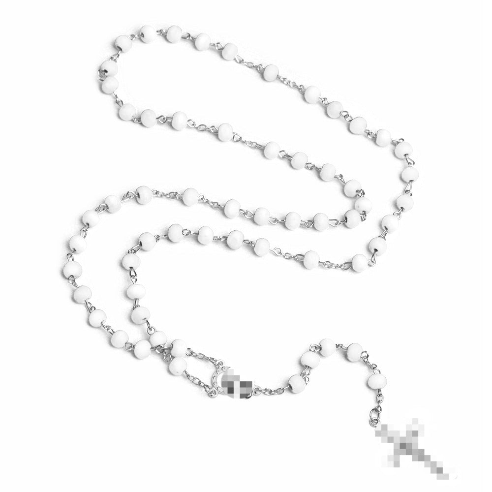 Brown Pearl Catholic Blessing Rosary