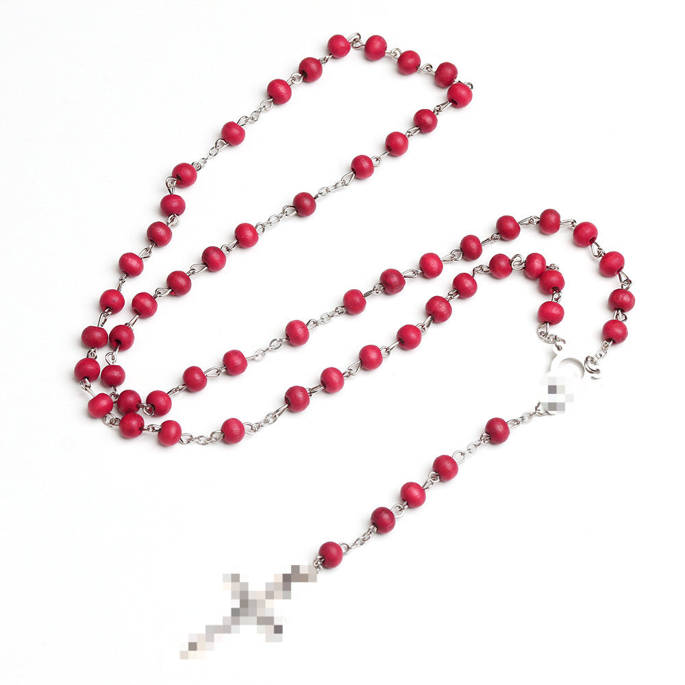 Brown Pearl Catholic Blessing Rosary