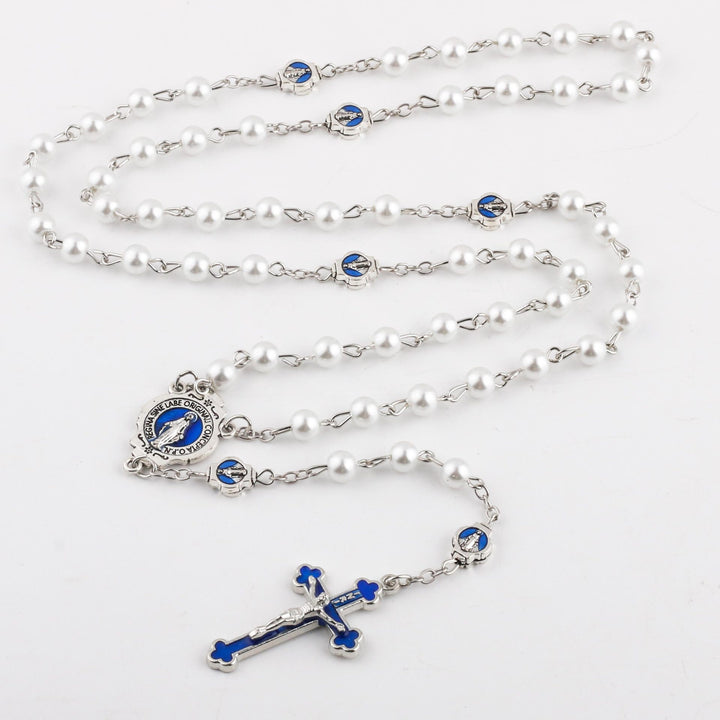 Enamel Holy Spirit Catholic Rosary