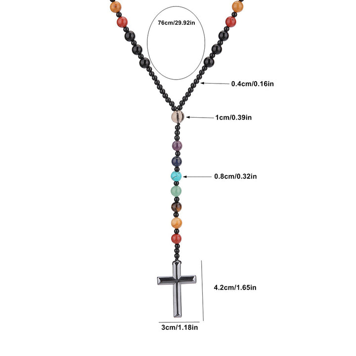 Handmade Rosary with Pink Round Beads & Crucifix, A Floral Tribute to the Sacred Heart