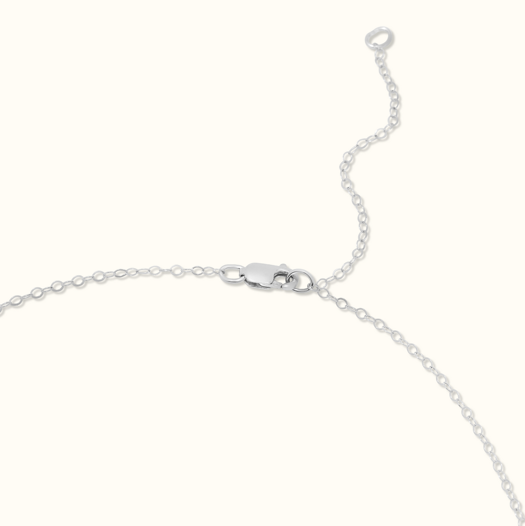Sacred Hearts of the Holy Family Necklace in Sterling Silver