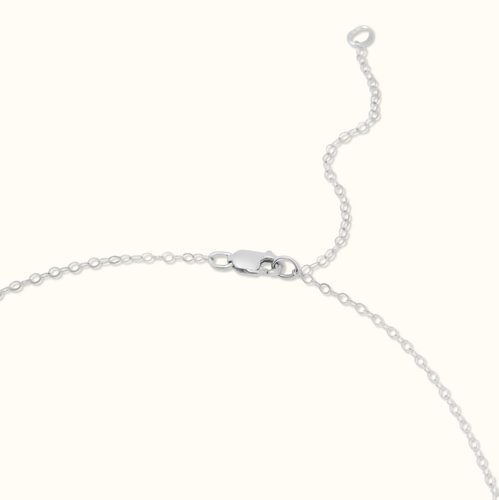 Sacred Hearts of the Holy Family Necklace in Sterling Silver