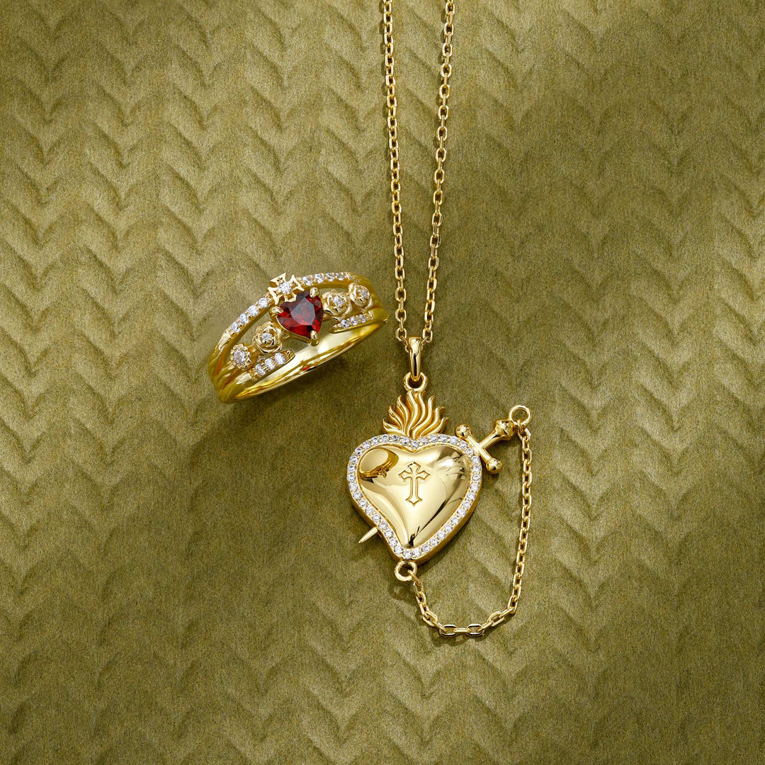 Sacred Heart Bloom Ring