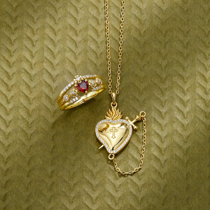 Sacred Heart Bloom Ring