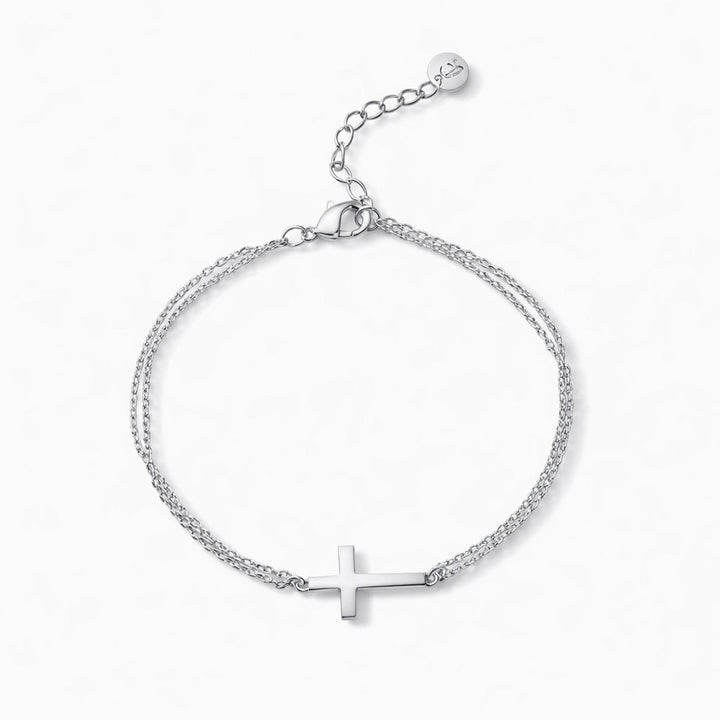 Slat Cross Bracelet