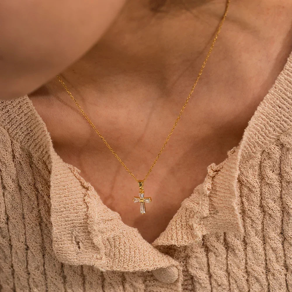 Sanctuary Cross Necklace
