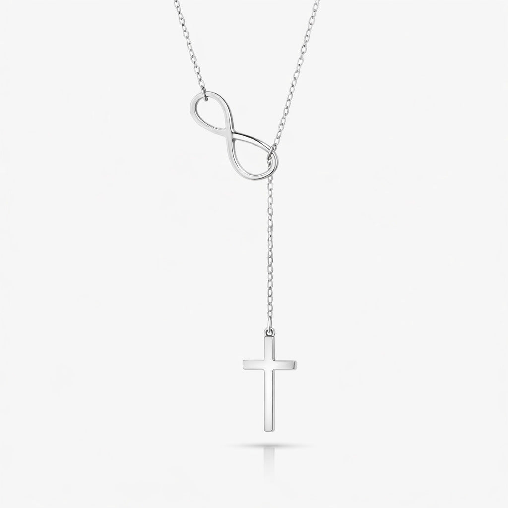 Stracka Infini Cross Necklace