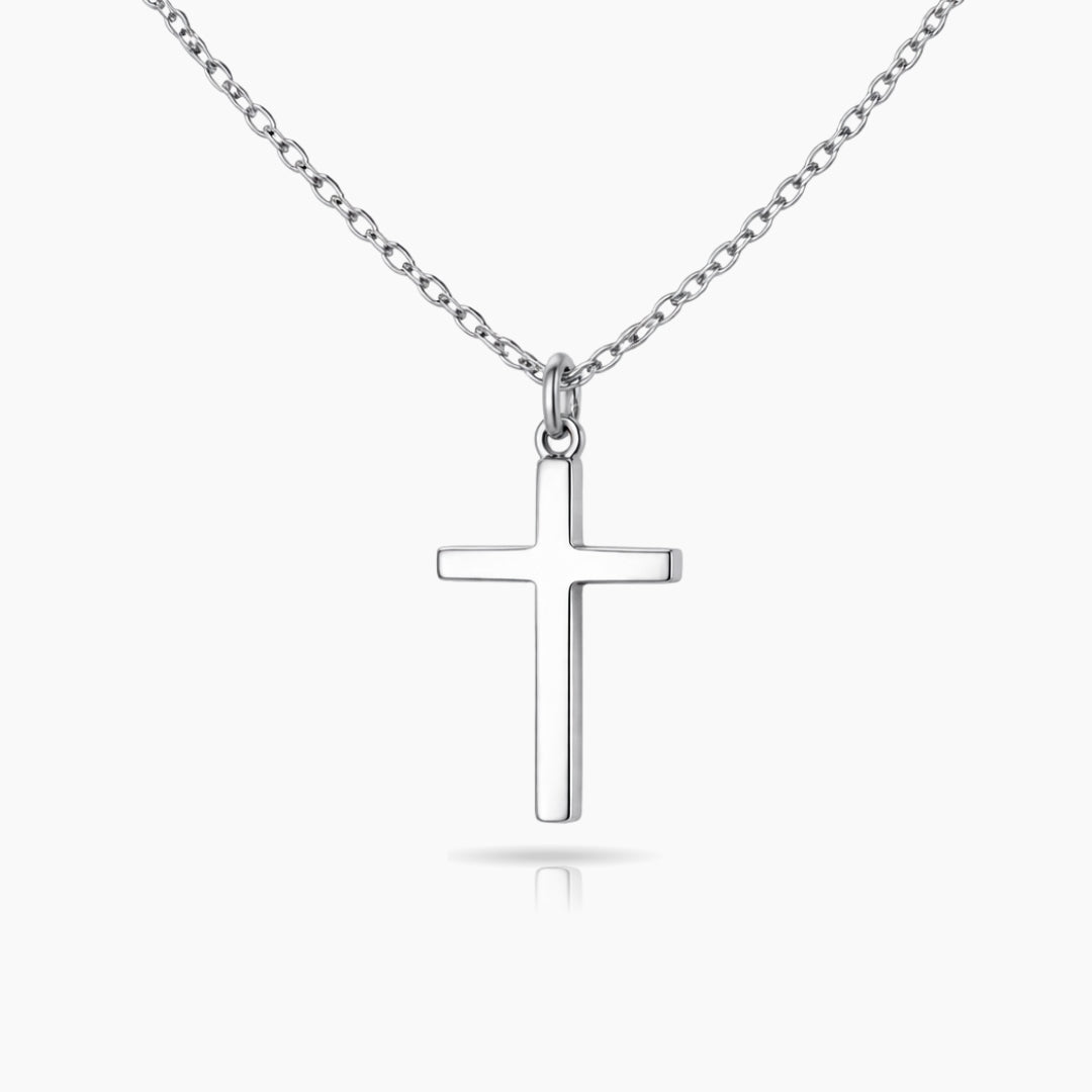 Slat Cross Necklace