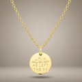 'He Left The 99' Necklace in Gold, Silver & Rose Gold