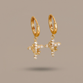 Cross & Crown Earrings