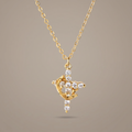 Cross Crown Necklace