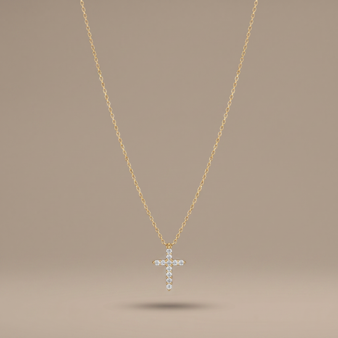 CZ STONE CROSS