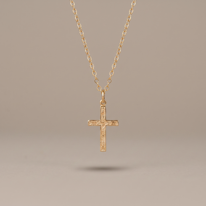 Floral Cross Necklace