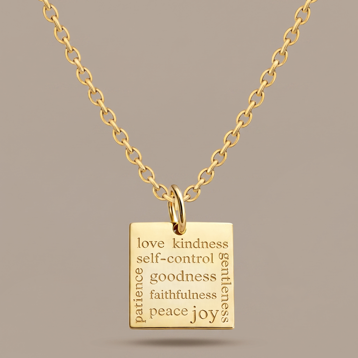 Fruit of the Spirit Necklace in Gold & Silver