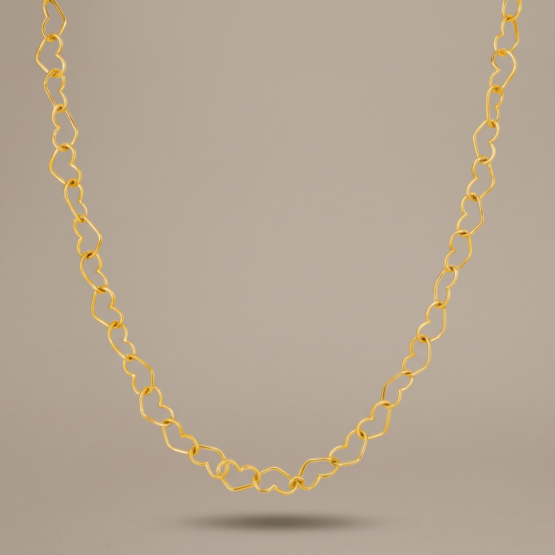 Joyful Hearts Layering Necklace in Gold and Silver