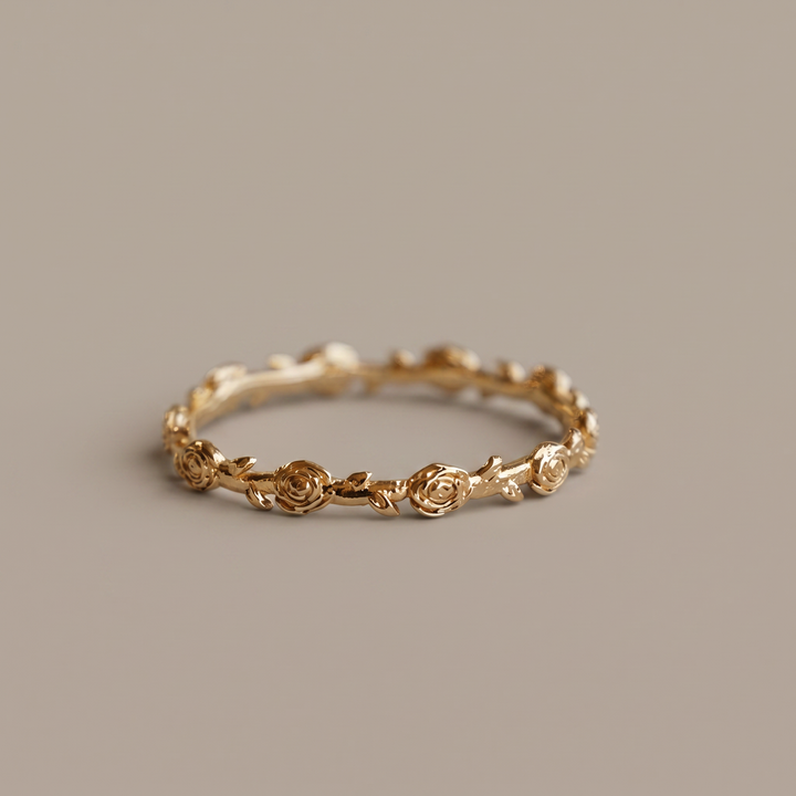 Mystical Rose Ring in Gold Vermeil