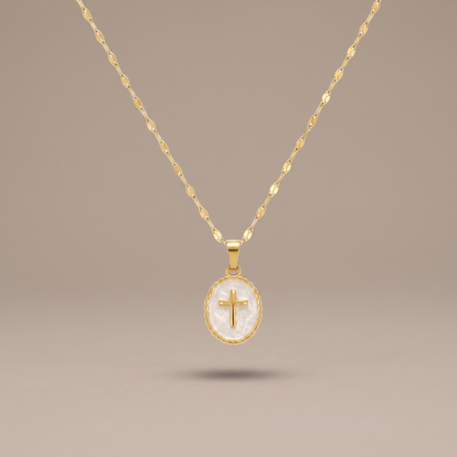 Pastel Cross Necklace