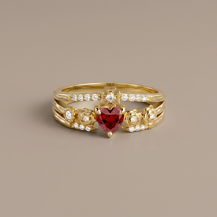 Sacred Heart Bloom Ring