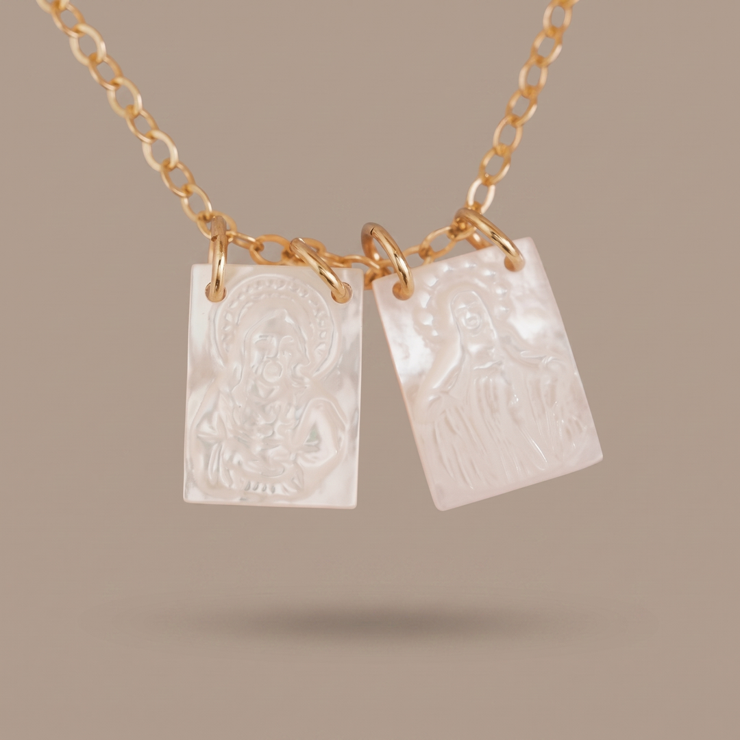 Scapular Style Necklace