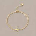 Slat Cross Bracelet