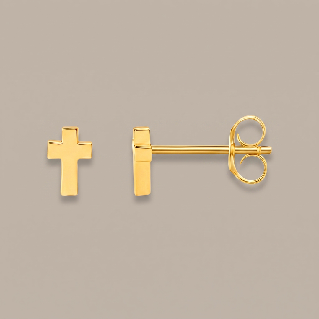 Slat Cross Earrings