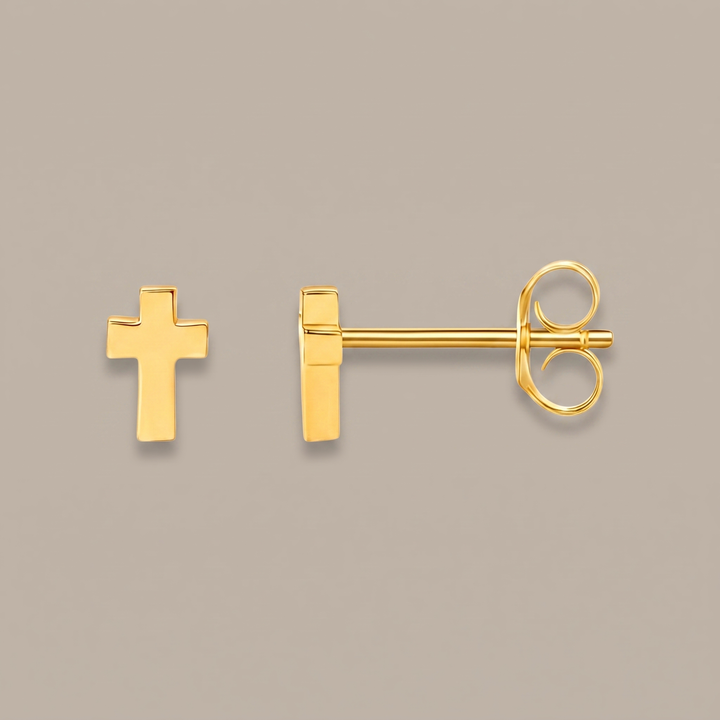 Slat Cross Earrings