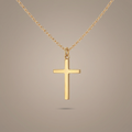 Slat Cross Necklace