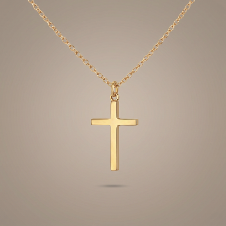 Slat Cross Necklace