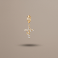 The Crown and Cross Earrings