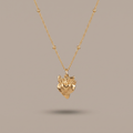 Tiny Sacred Heart Necklace
